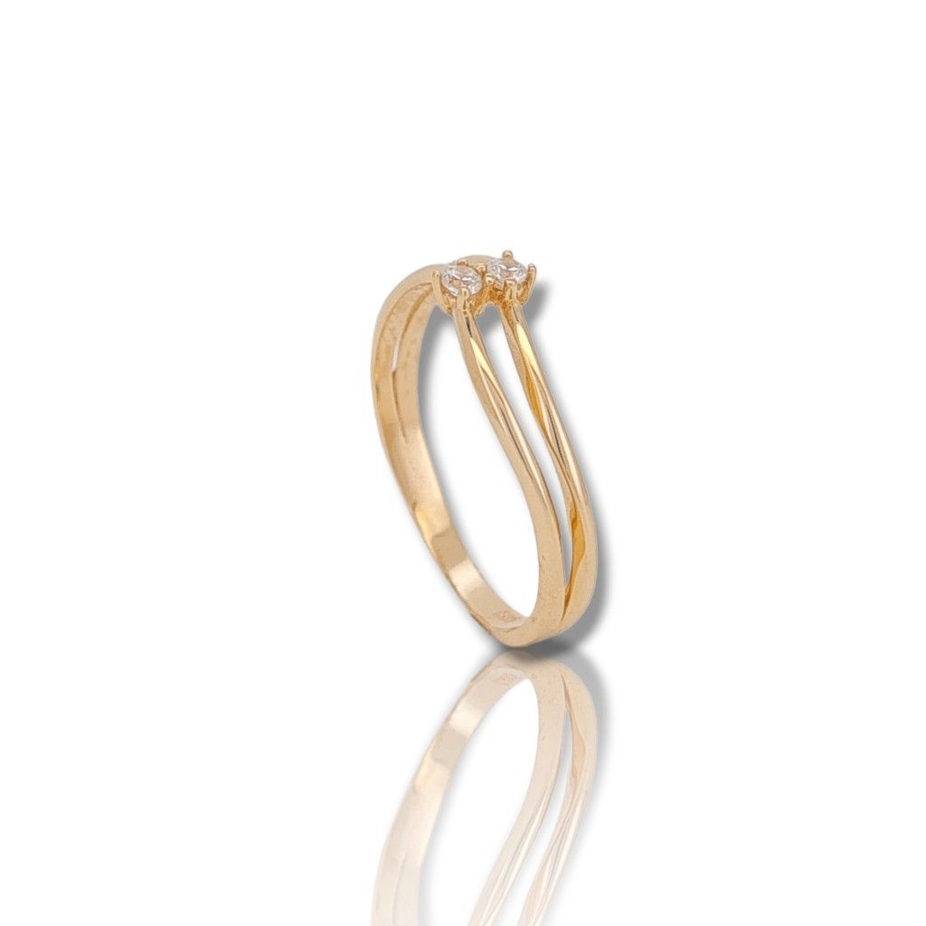 Δαχτυλίδι απο ροζ χρυσό κ14 (code S236960)